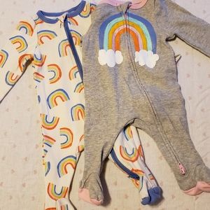 SOLD Cat and Jack newborn rainbow sleepers